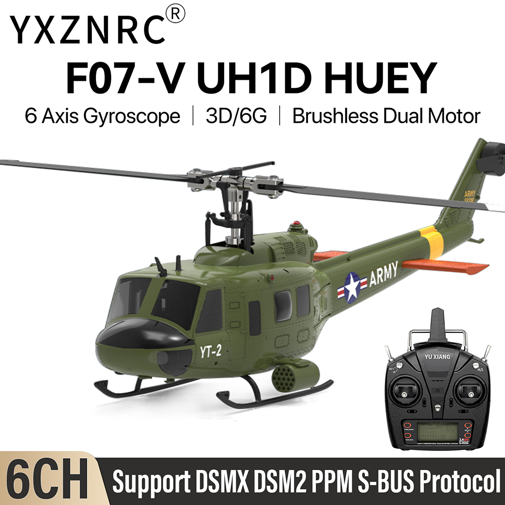 Rc Helicopter Gyro - New YUXIANG RC Helicopter F07-V UH-1