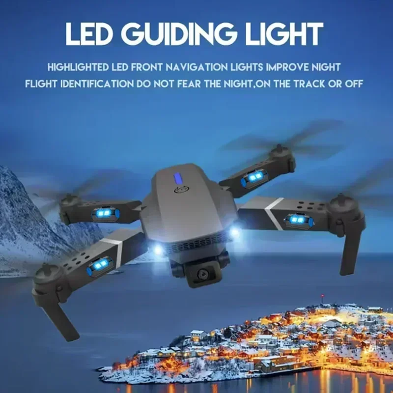 E88 Pro WIFI FPV Drone Wide An - Rc Helicopter Case ulasan dan harga