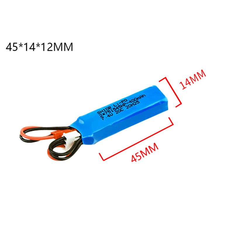 RC Car Battery 7.4V 400mah Lip - Rc Helicopter Parts ulasan dan harga