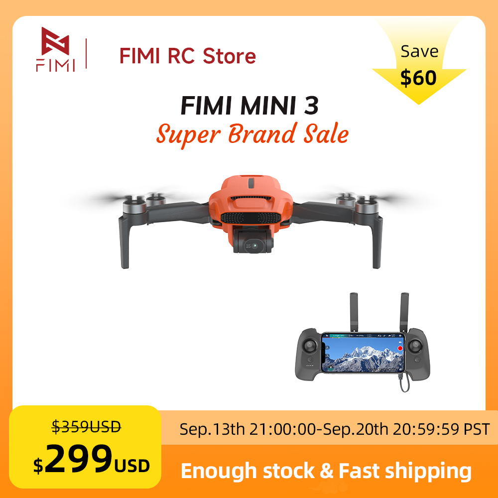 FIMI MINI 3 Camere Drone 4K 60 - Rc Helicopter Case ulasan dan harga